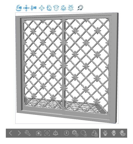 格子戸・菱とんぼ組