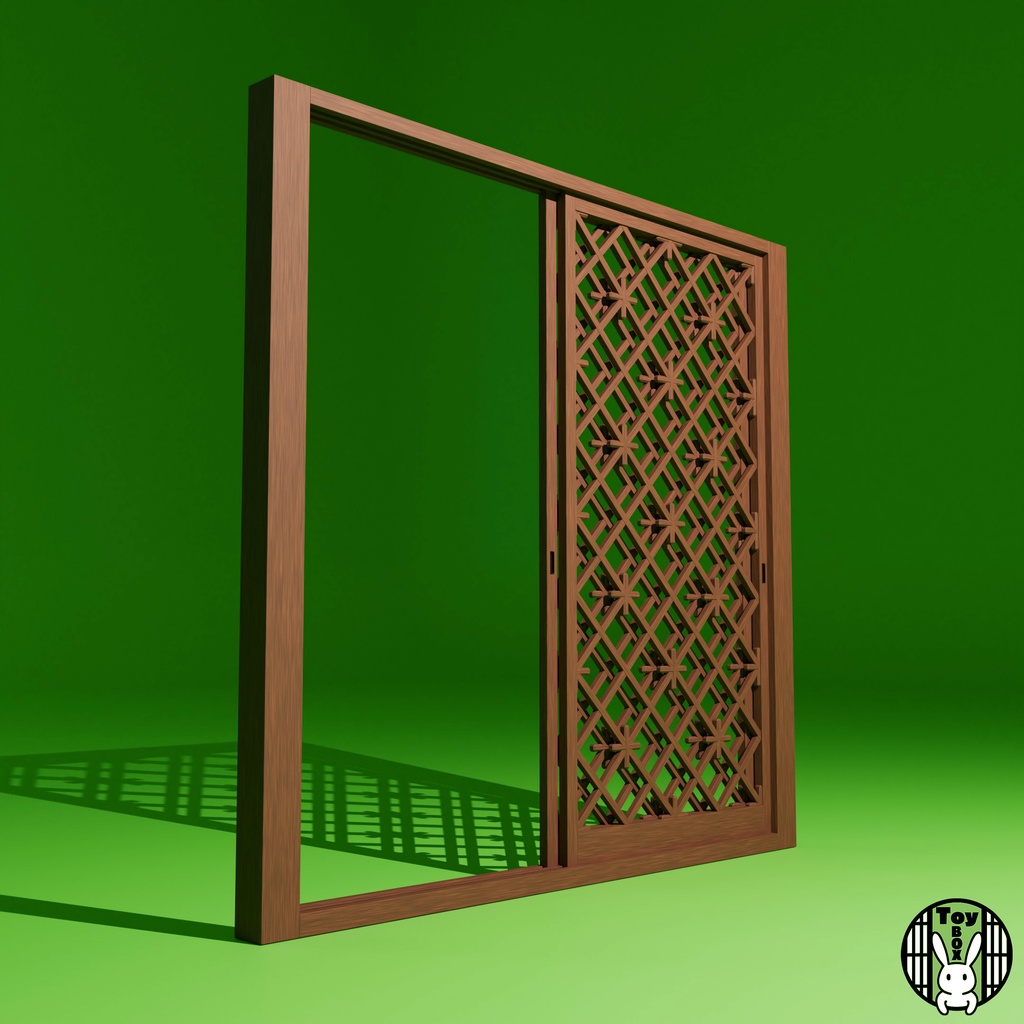 格子戸・菱とんぼ組