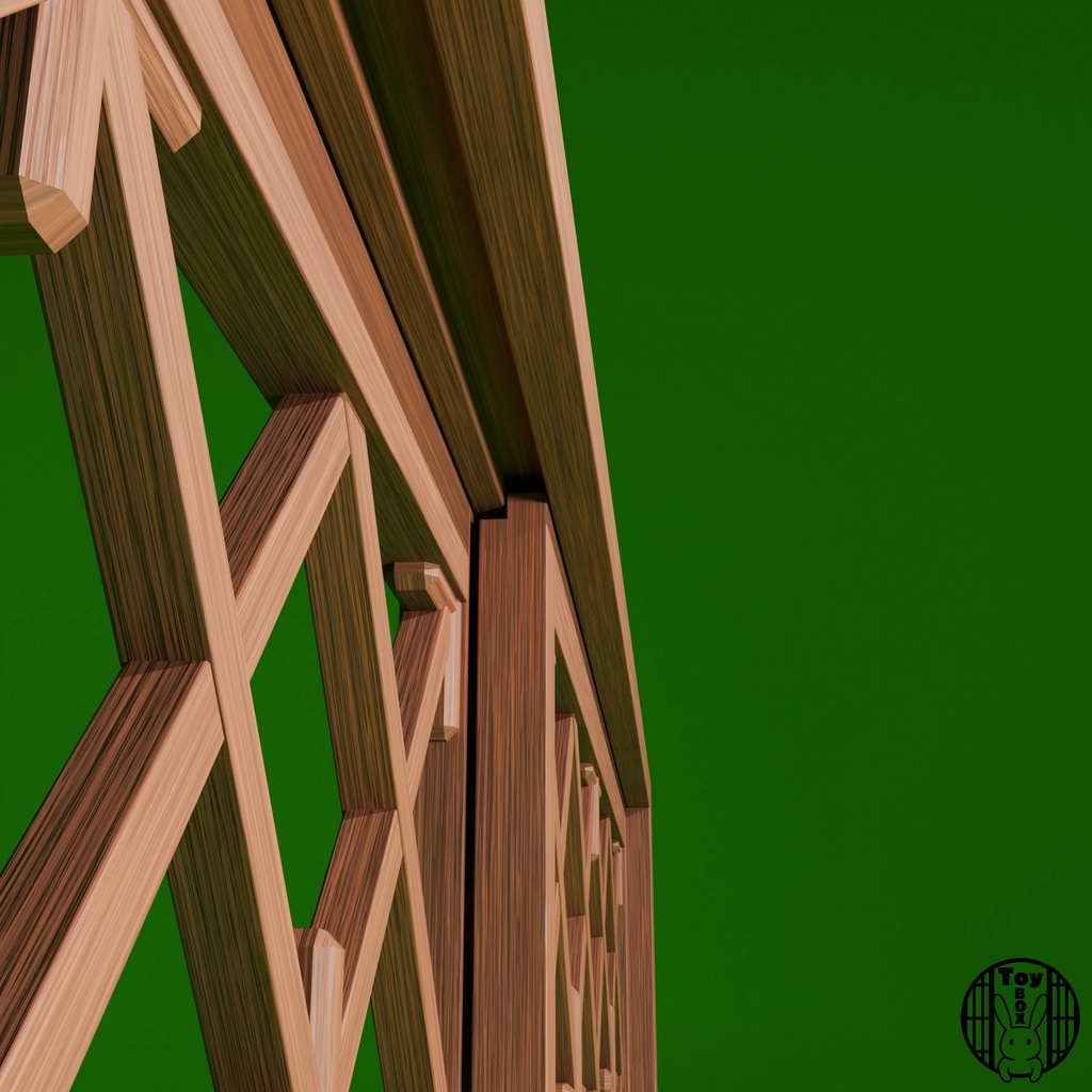 格子戸・菱とんぼ組