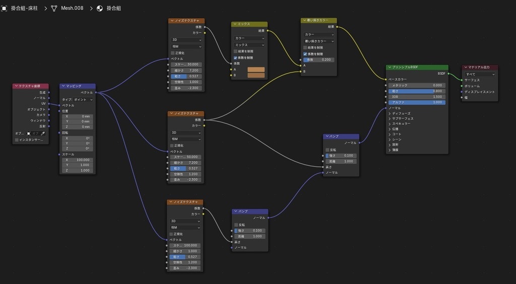 格子戸・掛合組