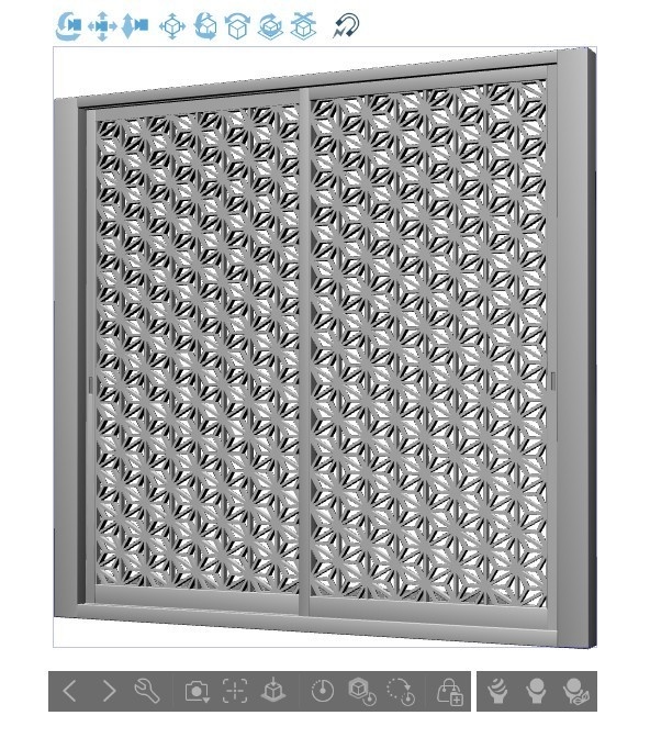 格子戸・麻の葉組