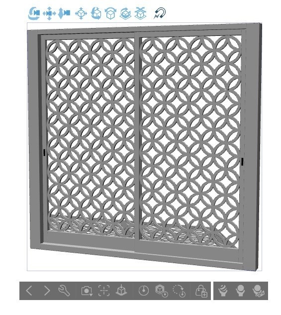 格子戸・七宝繋ぎ