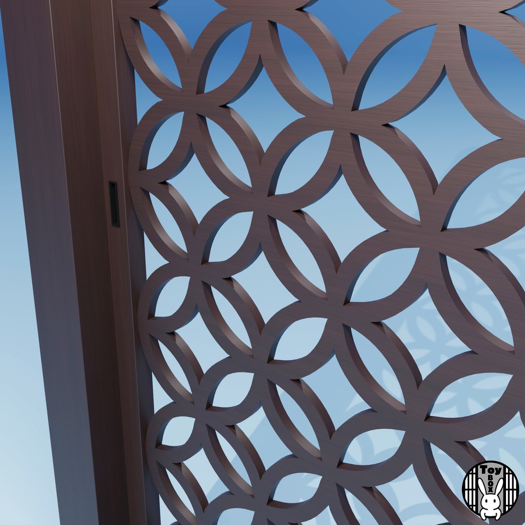 格子戸・七宝繋ぎ