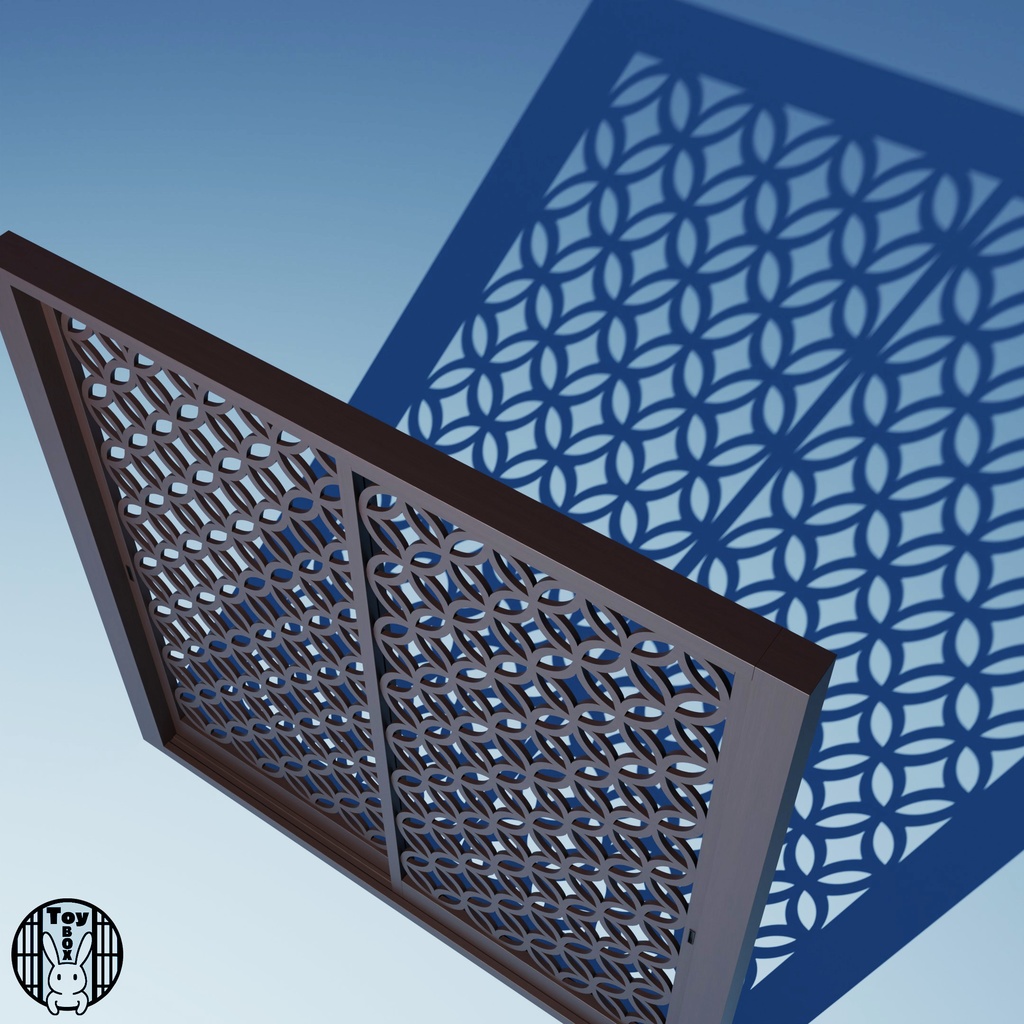 格子戸・七宝繋ぎ