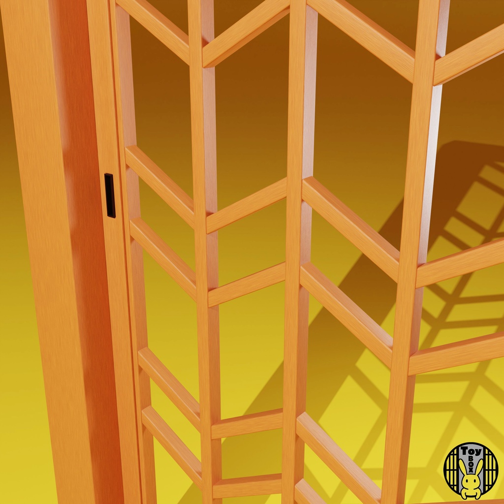 格子戸・矢羽組