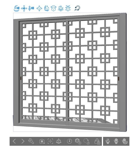 格子戸・田の字組