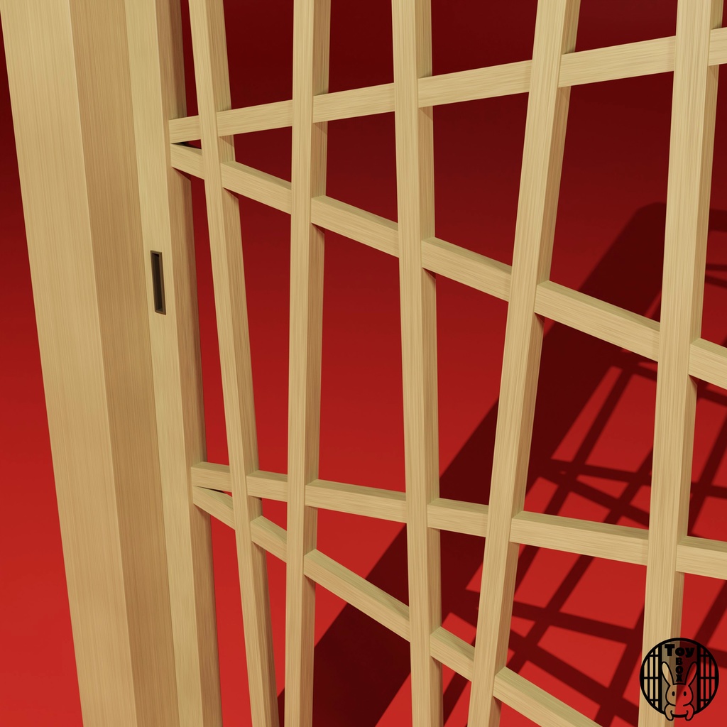 格子戸・松葉崩し