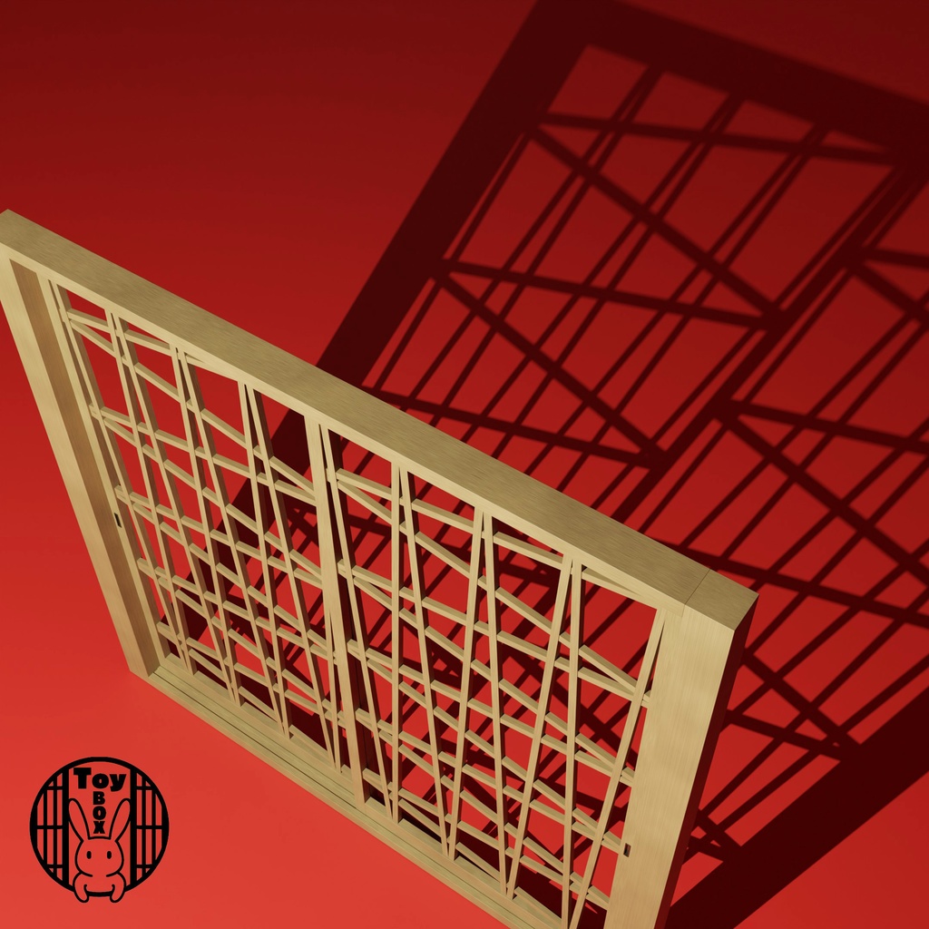 格子戸・松葉崩し