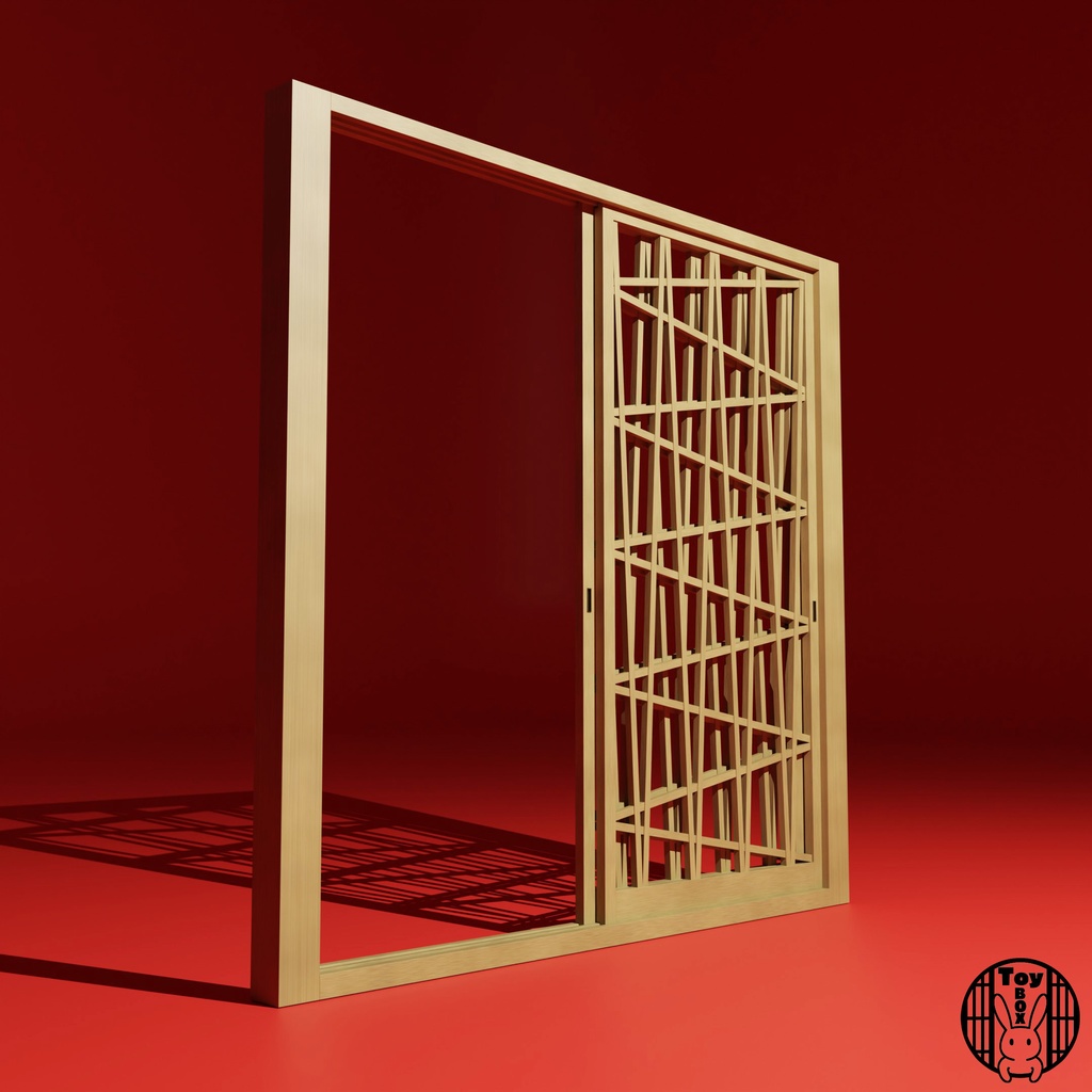 格子戸・松葉崩し