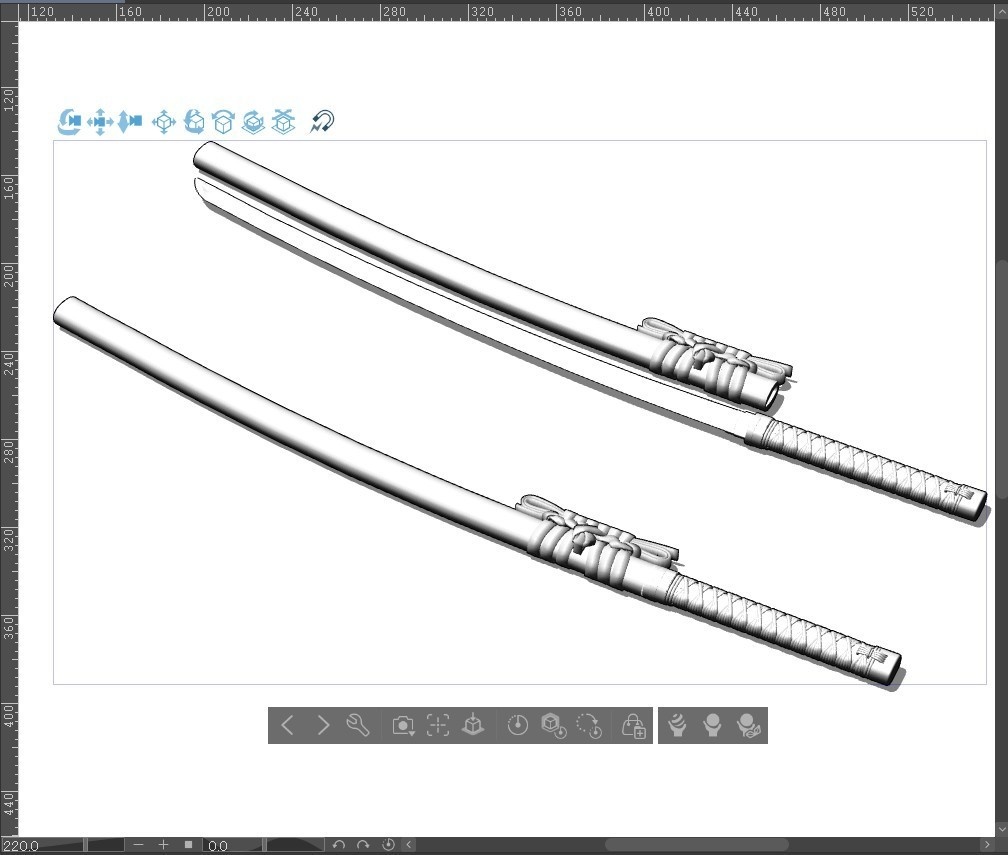 日本刀「無鐔刀」