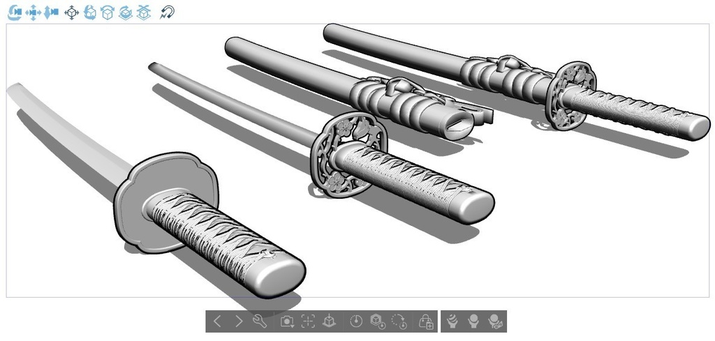 日本刀-脇差 木瓜型透し鐔-梅と鶯
