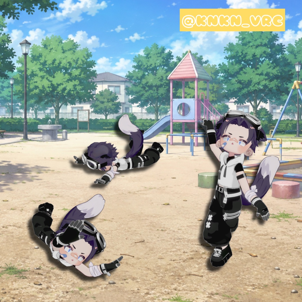 まめふれんず横転ポーズ集(全10種類)