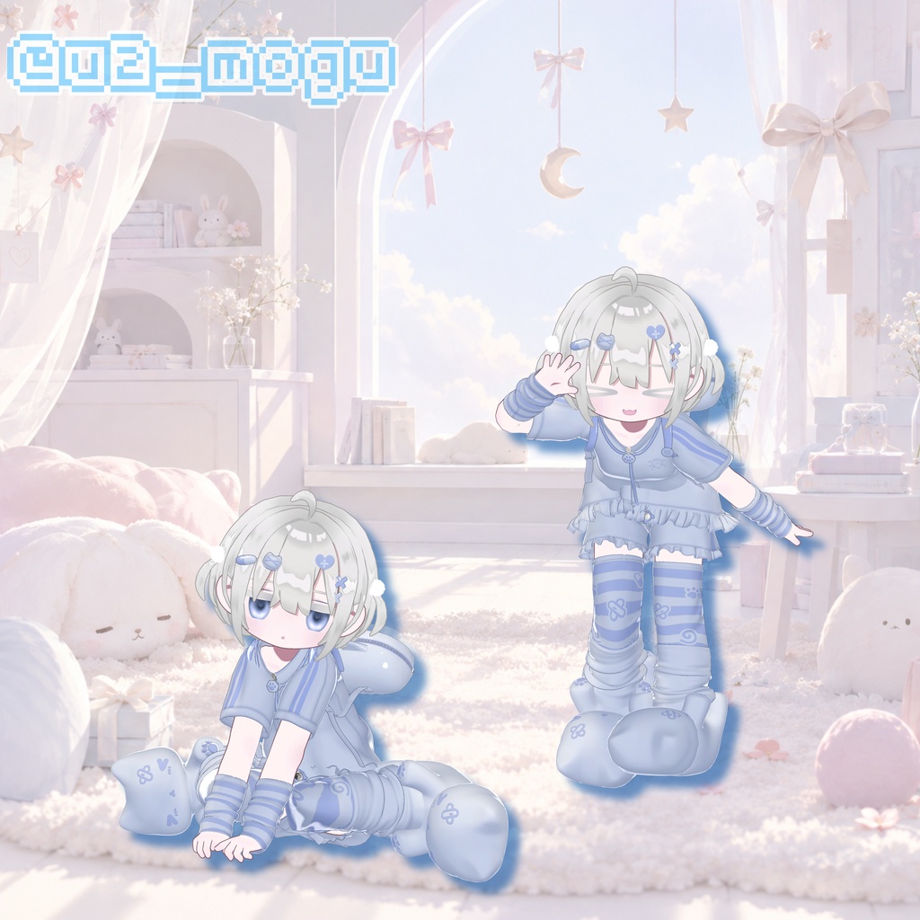 まめふれんず可愛いポーズ集(全10種類)