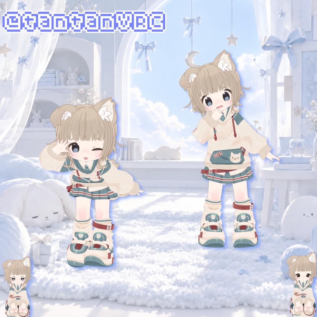 まめふれんず可愛いポーズ集(全10種類)