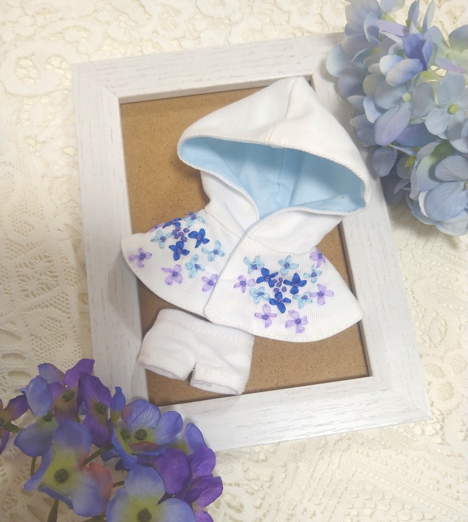 12センチぬい用あじさいケープセット