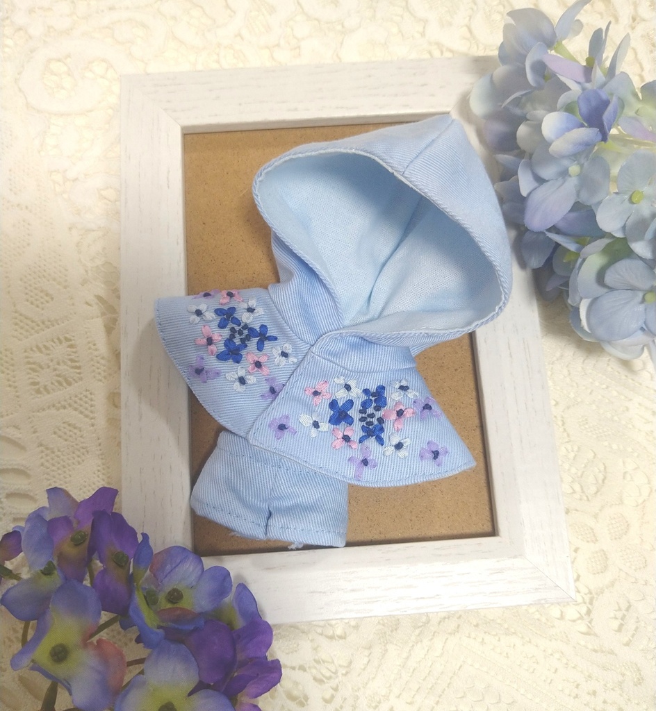 12センチぬい用あじさいケープセット