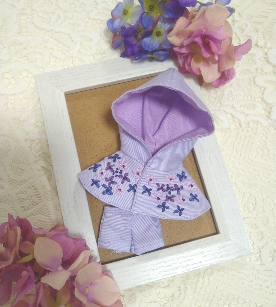 12センチぬい用あじさいケープセット