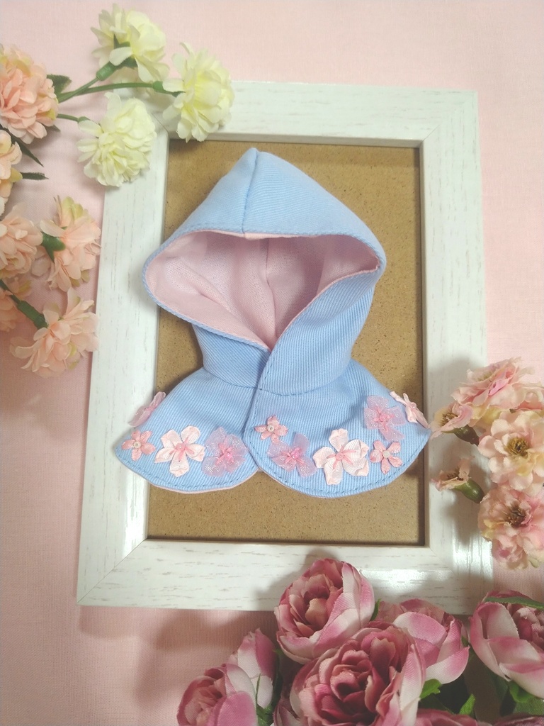 12センチぬい用 さくらケープ