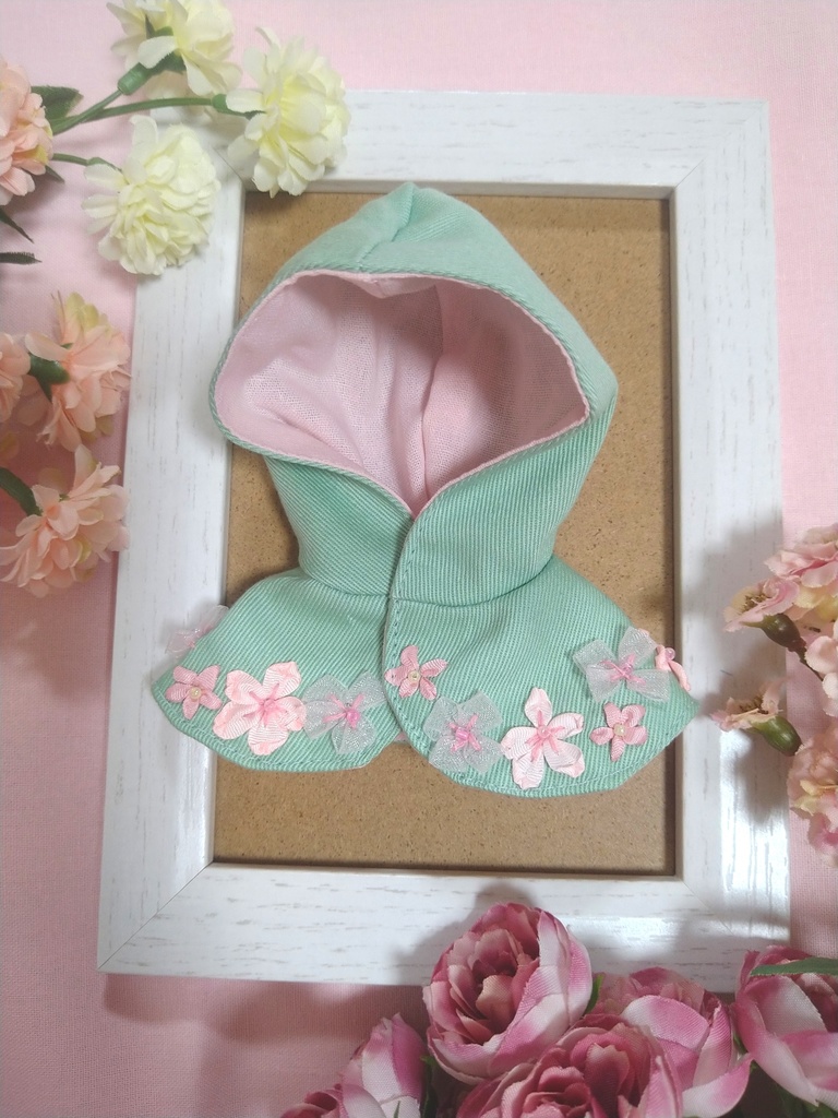 12センチぬい用 さくらケープ