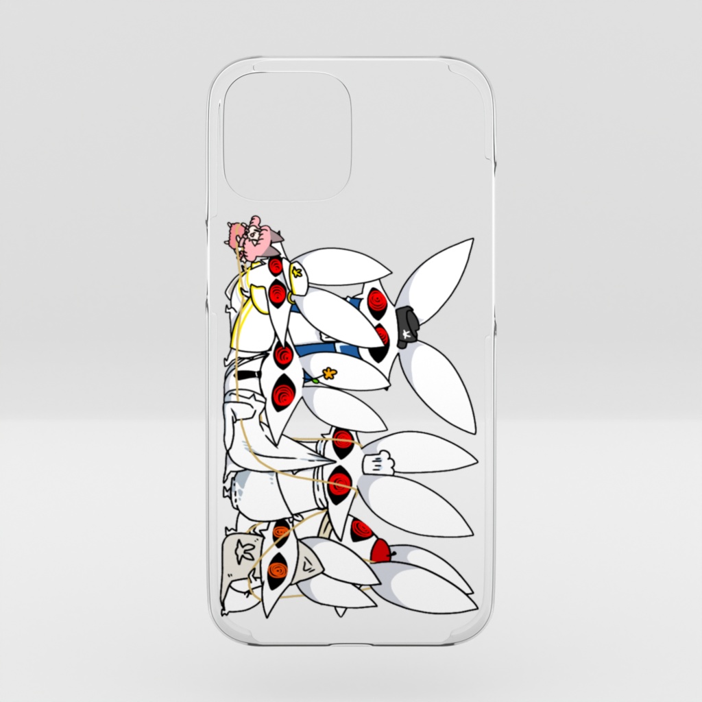 ねこ列車ケース(iPhone 16)