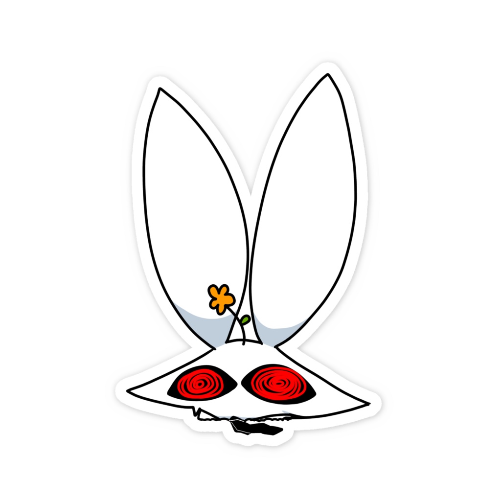 スマホ用お花個体栽培ステッカー