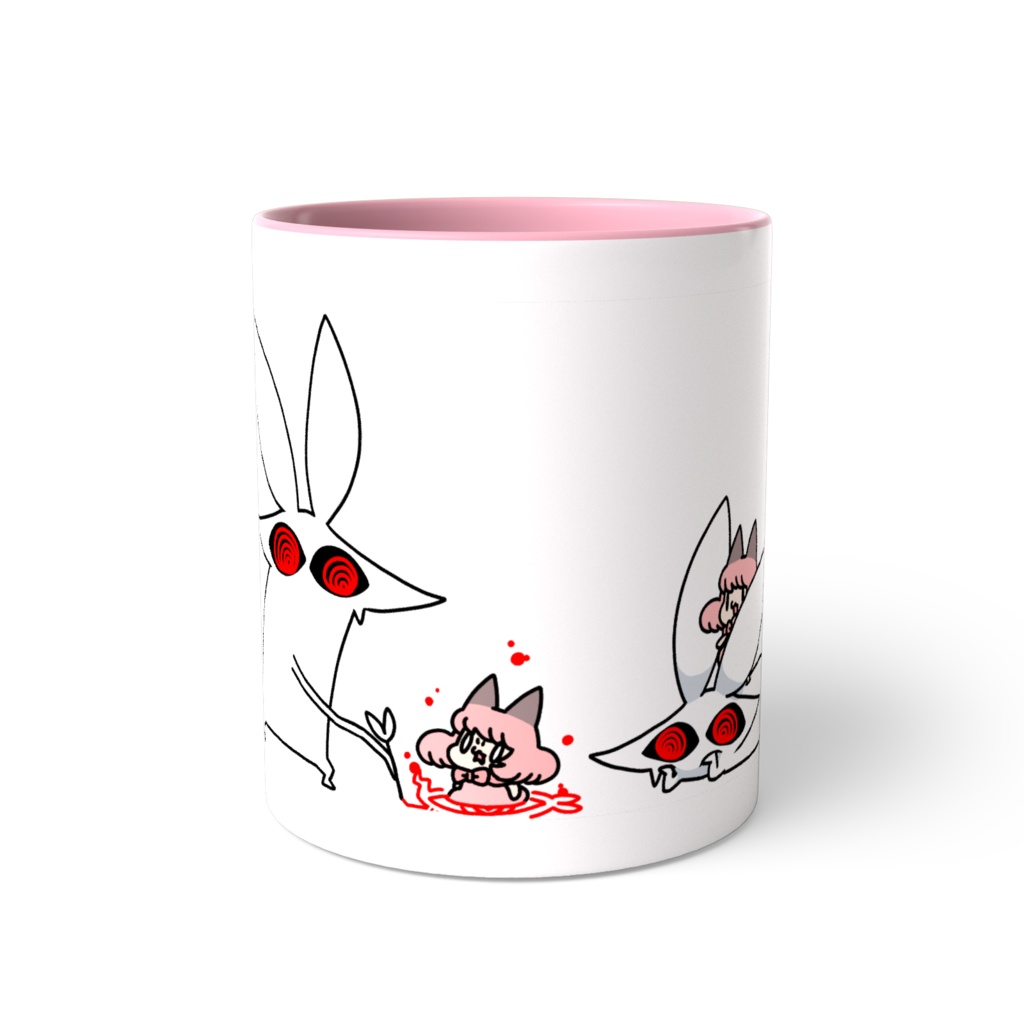 サモナー個体&地球親善大使「うさちん」とネコチャンマグカップ