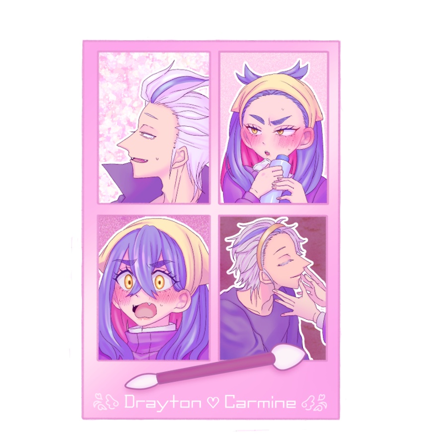 カキゼイアイシャドウパレット風アクキー