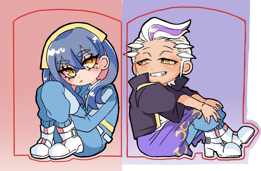 くっつくペアアクキーカキゼイちゃん