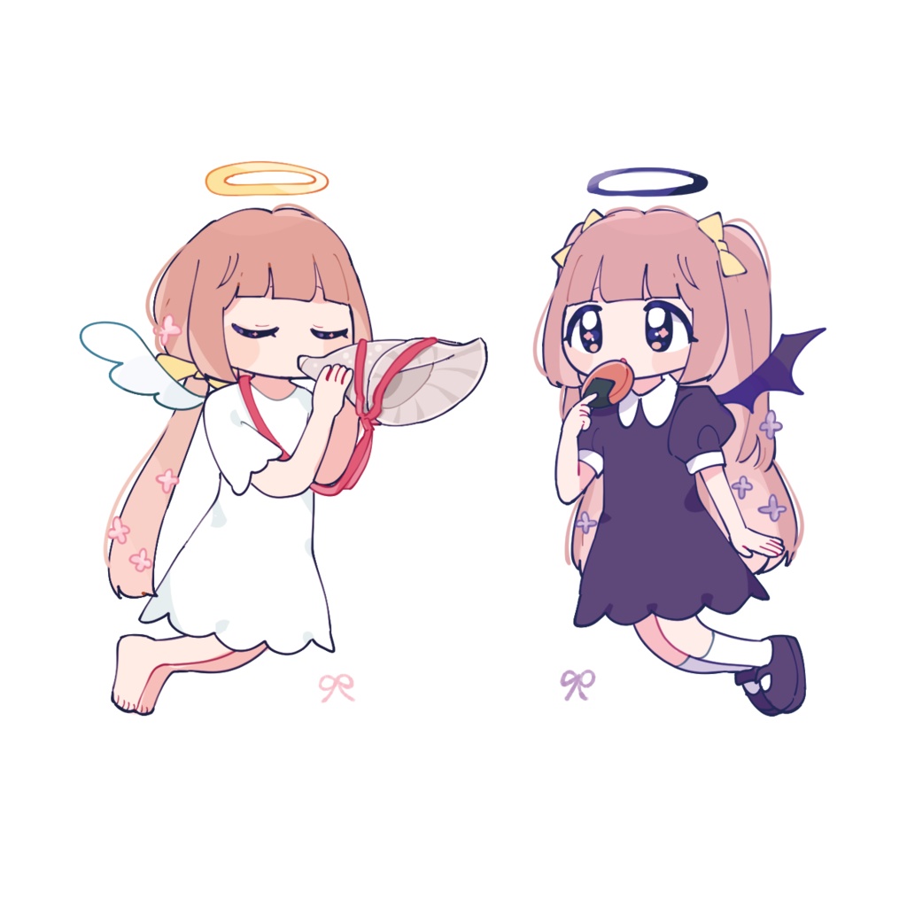 芳乃ちゃんのてんしとあくま♡きらきらアクスタセット