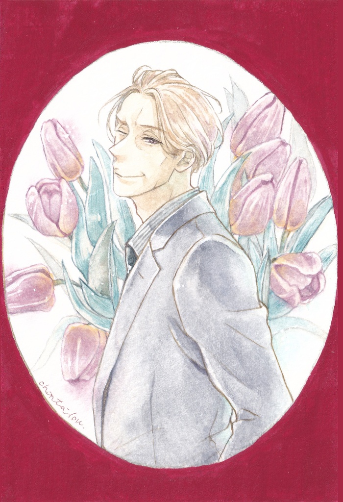 【原画】フレームレス作品＊イケおじ展