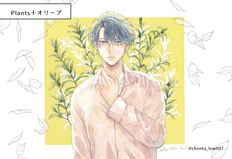 【ポストカード】「Plants+」シリーズ4種+4枚セット