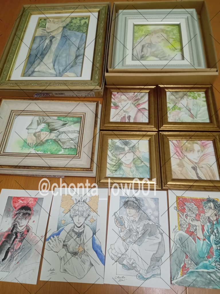 NEW【原画】グループ展「廻りうつろう君を辿る」作品