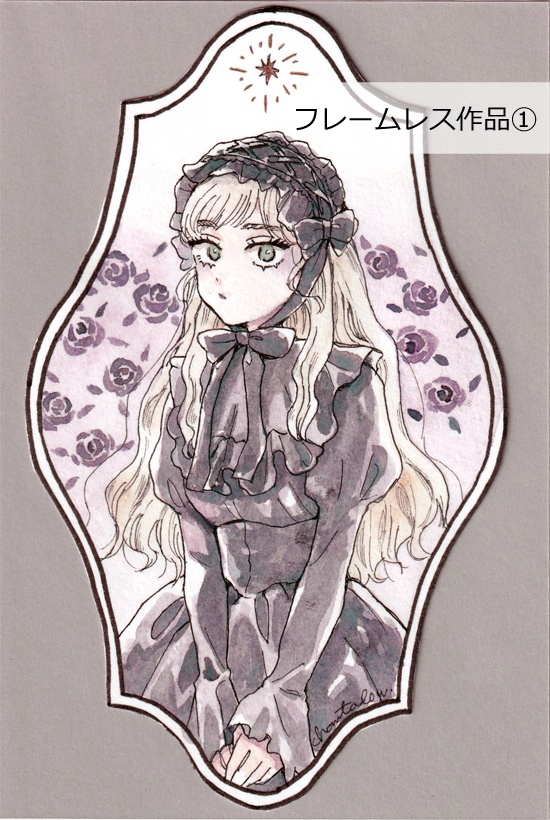 NEW【原画】「Dark and Gothic展2」作品