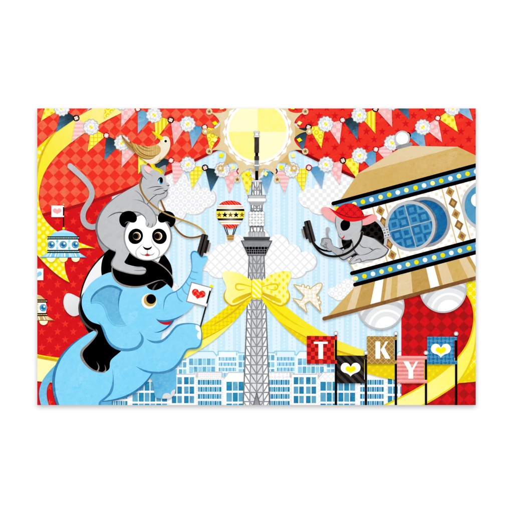 宇宙人と動物たちの東京観光(リメイク)/Sightseeing of alien and animals inTokyo (Remake)
