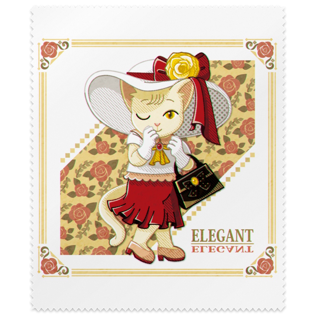 「ELEGANT」メガネ拭き