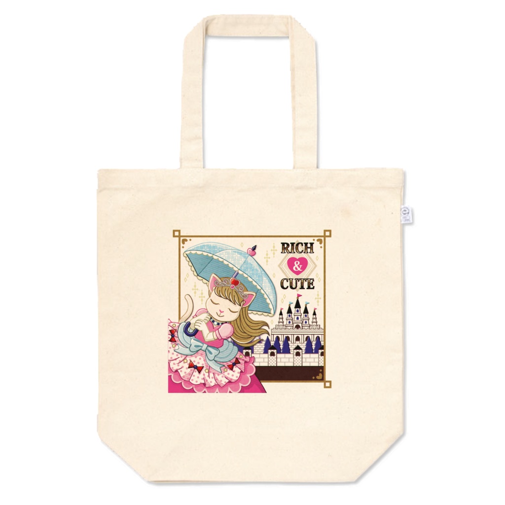 「RICH & CUTE」トートバッグ