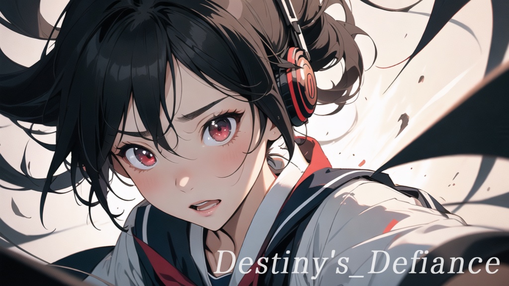 著作権フリーBGM「Destiny's_Defiance」エモーショナル / 疾走感 / かっこいい / 歌あり / ゲーム