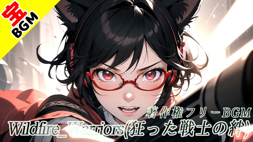 著作権フリーBGM「Wildfire Warriors 狂った戦士の絆 」かっこいい / テンションが上がる / 疾走感 / 歌あり / アニソン風