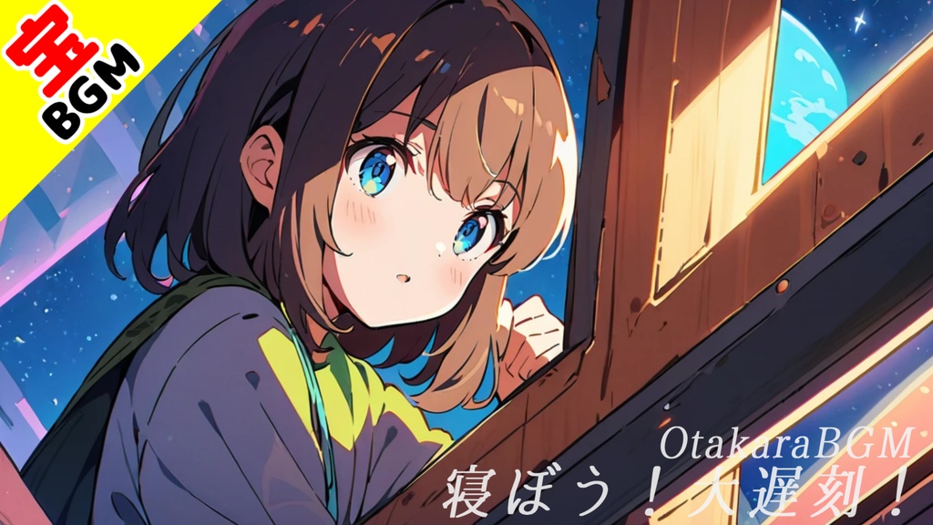 フリーBGM「寝ぼう！大遅刻！」かわいい / オープニングに使える / 疾走感 / エレクトロポップ / ピコピコ