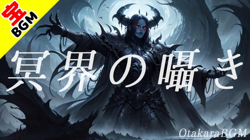 フリーBGM「冥界の囁き」アンデッドのボス戦で流れる不気味でかっこいいBGM【戦闘BGM・死霊・ネクロマンサー】