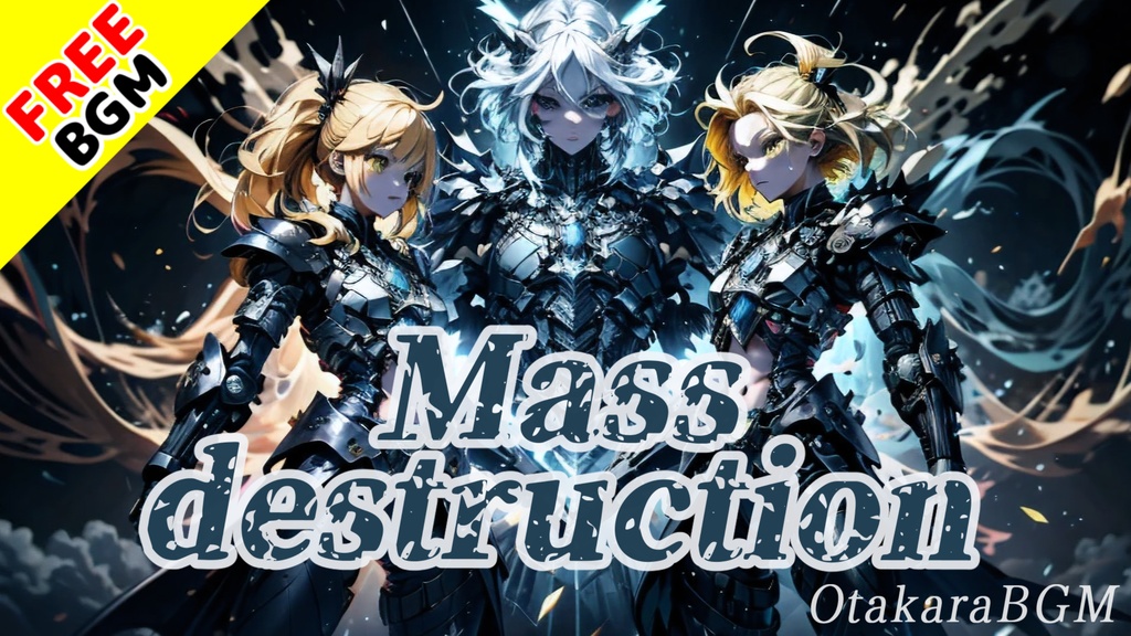 【著作権フリーBGM】Mass destruction【 最高にかっこいいダブステップ / 脳を震わせる重低音 / 中毒性 / テンションが上がる / 気持ち良い / Phonk / EDM】