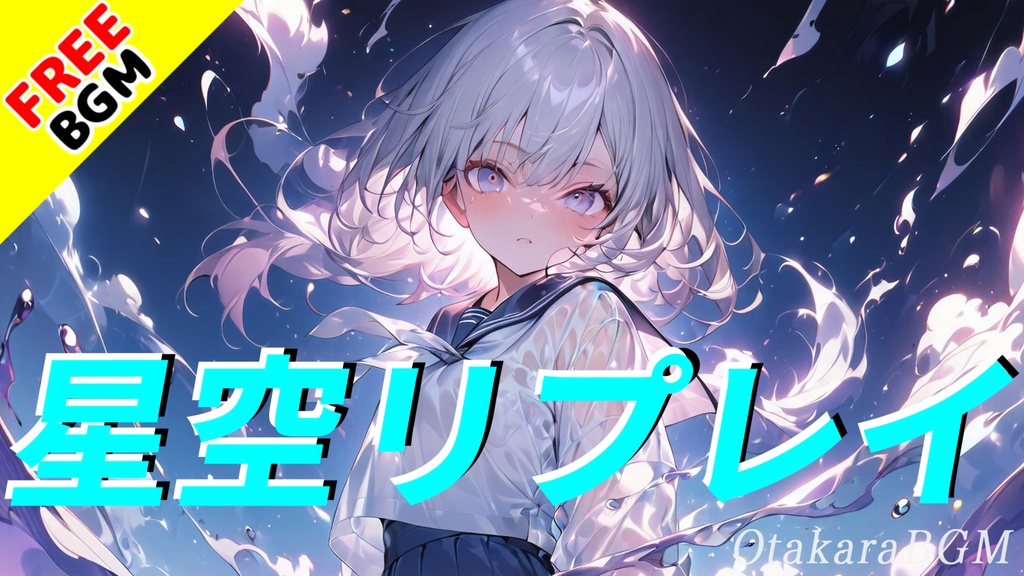 【フリーBGM / 歌あり】星空リプレイ【青春ソング / 疾走感 / 爽快感 / 明るい / 楽しい / かっこいい / J-POP  / 中毒性 / 女性ボーカル / テンションが上がる / エモ】