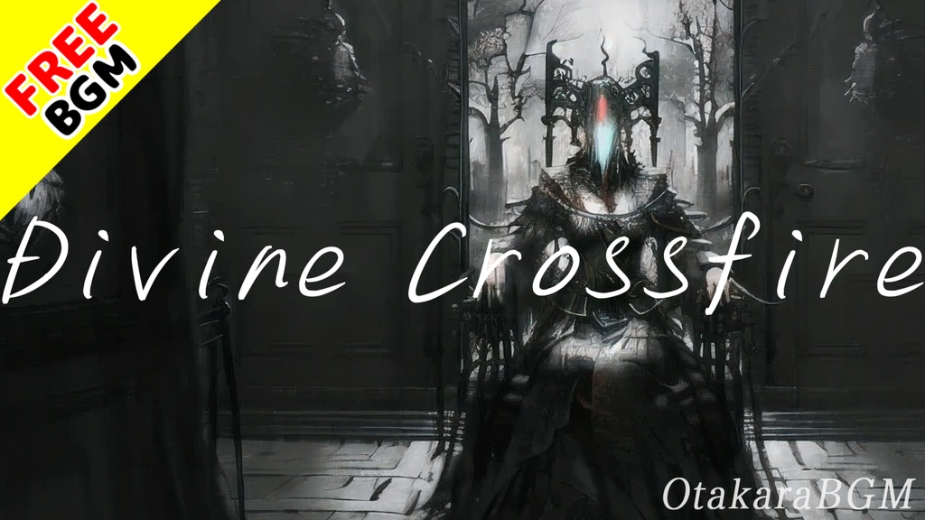 【フリーBGM / 歌あり】FLOW全開の闇堕ち戦闘BGM「Divine Crossfire」｜エモさ溢れるハイスピード英語ラップ【Hip-Hop】