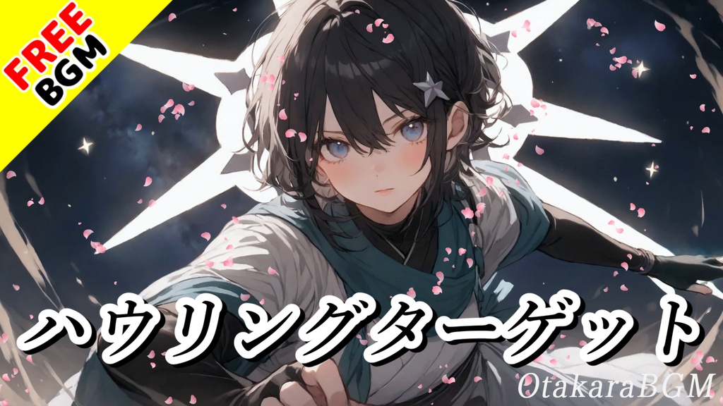 【フリーBGM / 歌あり】疾走感と中毒性が魅力の「ハウリングターゲット」｜かっこよさ全開の和風戦闘曲【爽快感・忍者・バトル曲】