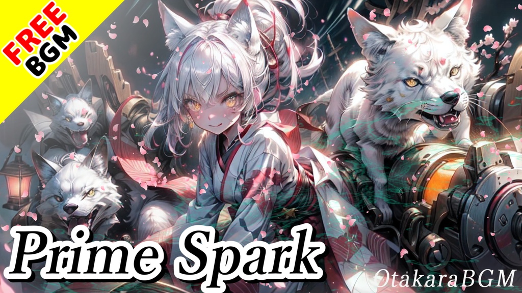 【フリーBGM / 歌あり】Prime Spark｜疾走感と中毒性が光る最高にかっこいい和ロック戦闘曲【勇壮なリズム / 燃える闘志 / 圧巻の展開】