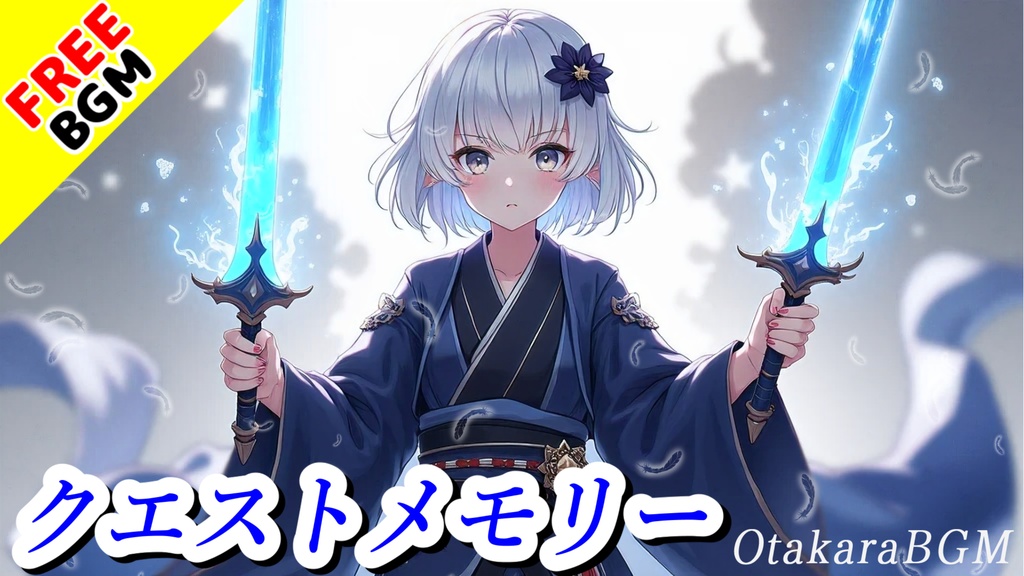 【フリーBGM / 歌あり】クエストメモリー｜RPGに最適なアニソン風ケルトロック【戦闘曲 / 中毒性 / 女性ボーカル / ゲーム】