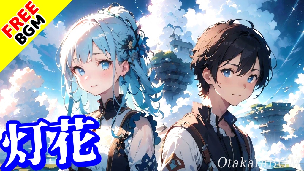 【フリーBGM / 歌あり】灯花|男女ボーカルの掛け合いがクセになる楽しくもエモい青春ソング【爽快感 / アップテンポ / オープニング曲 / エンディング曲 / ゲーム実況 / オリジナル】