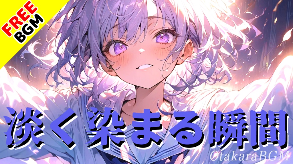 【フリーBGM】淡く染まる瞬間【ロック / バンド曲 / エモい / 青春 / かっこいい / 疾走感 / アップテンポ / 爽快感 / エンディング曲 / ゲーム実況 / 配信用】
