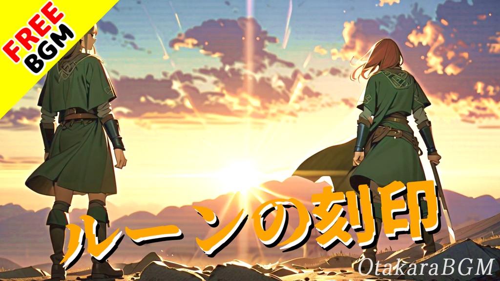 【フリーBGM】ルーンの刻印【ケルト / 民族風 / ゲーム風 / かっこいい / 穏やか / 落ち着く / ゆったり / まったり / 癒し / オープニング / エンディング / 配信用】