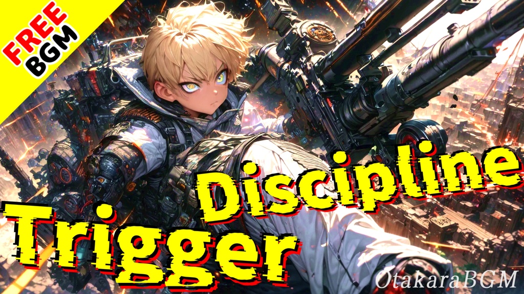 【フリーBGM / 歌あり】Trigger Discipline｜最高にかっこいいTrance×高速ラップ戦闘曲【FPS / ボス戦 / テンション上がる / 疾走感】